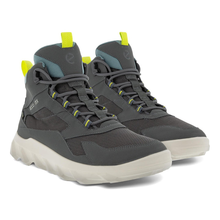 Men's Wide Fit ECCO Mx M Mid Gtx GORE TEX Boots in Black - Image 1