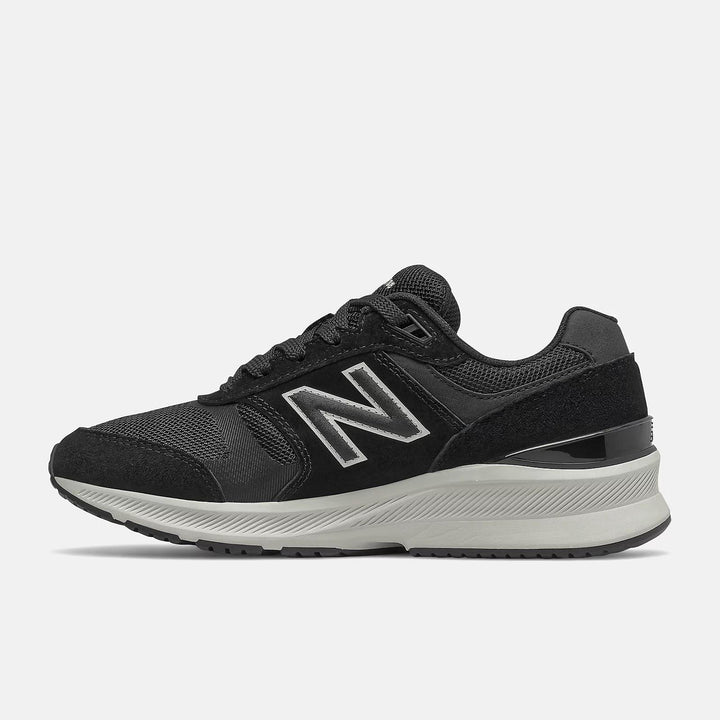 Womens Wide Fit New Balance WW880BK5 Walking Trainers in Black - Image 1