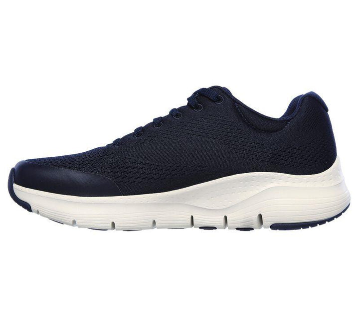 Mens Wide Fit Skechers 232040 Arch Fit Walking Trainers in Black - Image 1