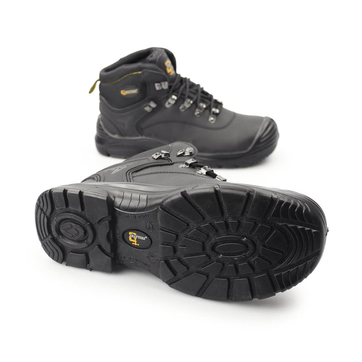 Mens Wide Fit Grafters M9508A Safety Boots in Black - Image 1