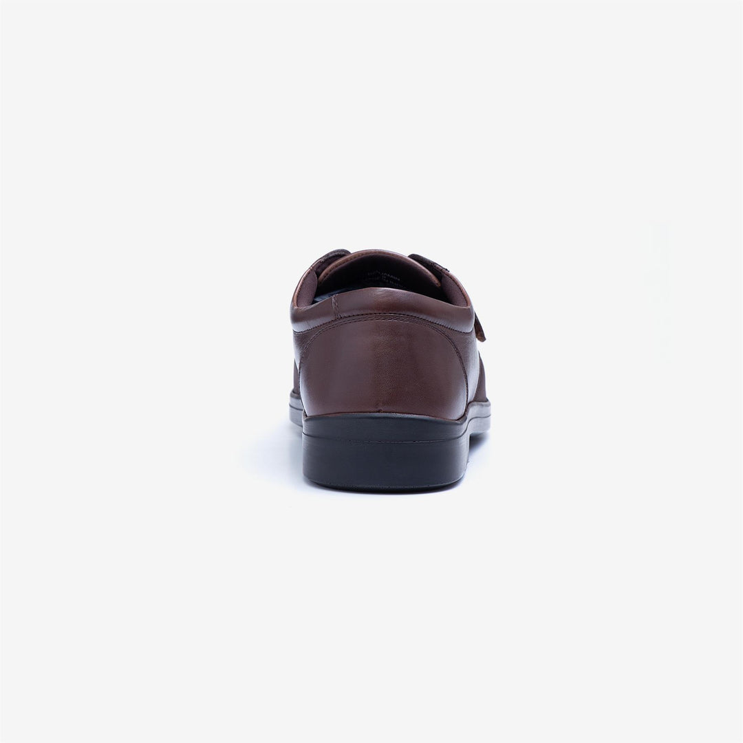 Mens Wide Fit Tredd Well Benjamin Velcro Soft Stretch Shoes in Black - Image 17