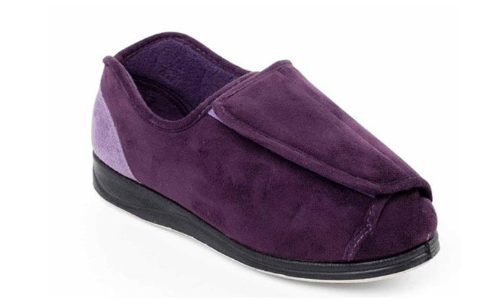 Womens Wide Fit Padders Paula Shoes in Navy - Image 1