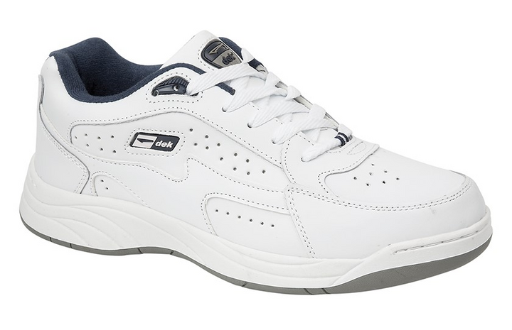 Mens Wide Fit Dek Orlance 187AY Trainers in Black - Image 1