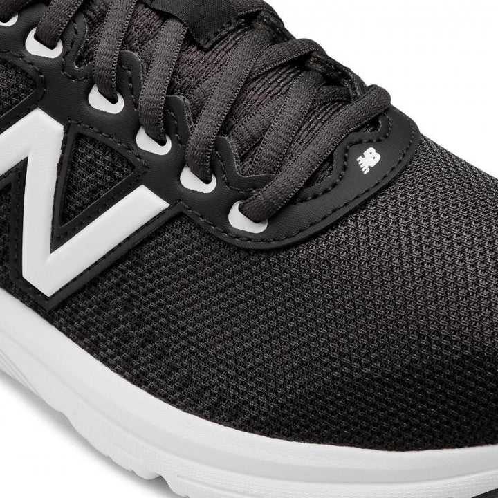 Mens Wide Fit New Balance M411LB2 Walking and Running Trainers in Black - Image 1