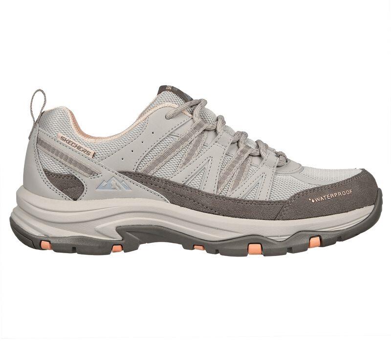 Women's Wide Fit Skechers 180003 Trego Lookout Point Walking Trainers in Black/Blue - Image 7