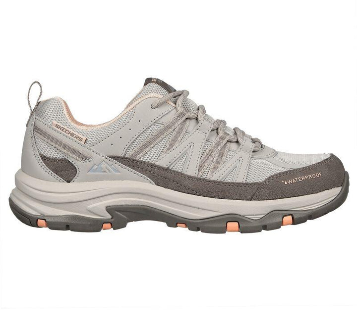 Women's Wide Fit Skechers 180003 Trego Lookout Point Walking Trainers in Black/Blue - Image 1