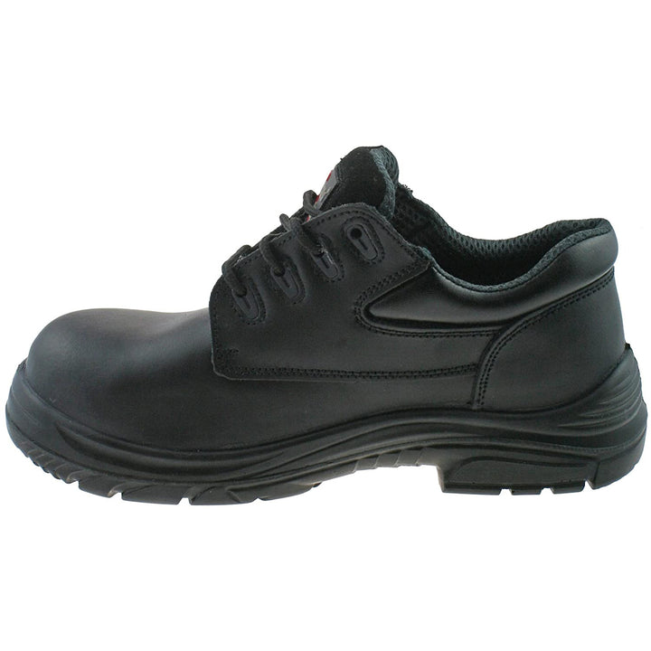 Mens Wide Fit Grafters M9504A Safety Shoes in Black - Image 1