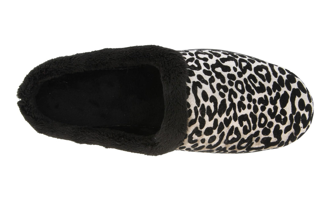 Womens Wide Fit DB Elveden Mule Slippers in Black - Image 4