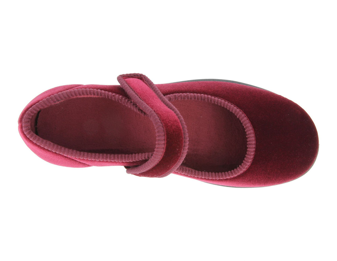 Womens Wide Fit DB Whitby Slippers in Black - Image 12