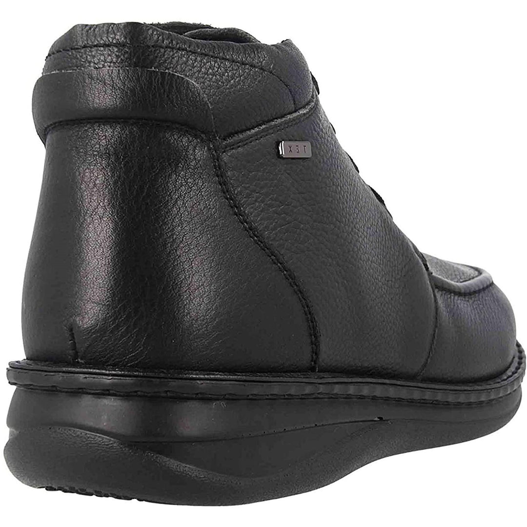 Mens Wide Fit Grunwald P-3712 Waterproof Boots in Black Nubuck - Image 6