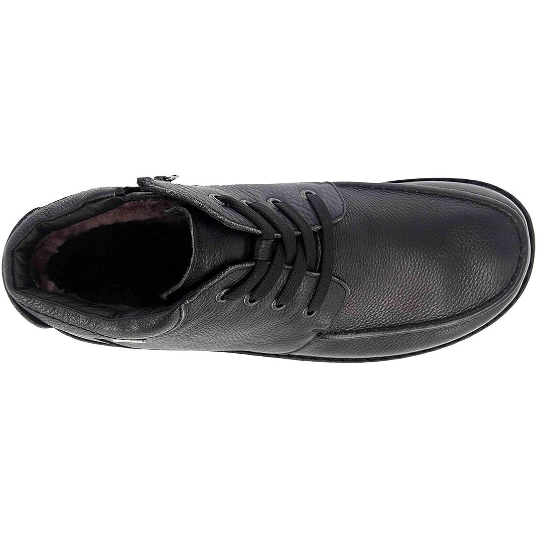 Mens Wide Fit Grunwald P-3712 Waterproof Boots in Black Nubuck - Image 7