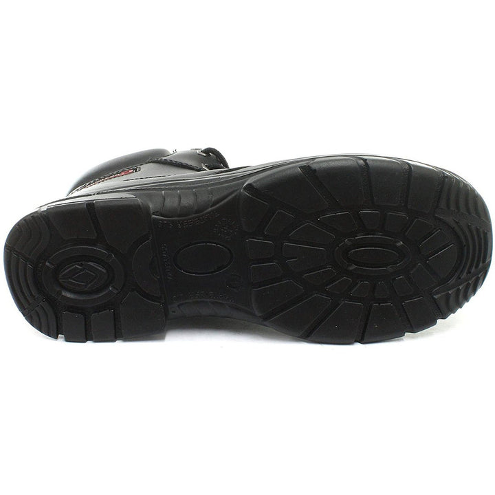 Mens Wide Fit Grafters M9503A Steel Toe Cap Boots in Black - Image 1
