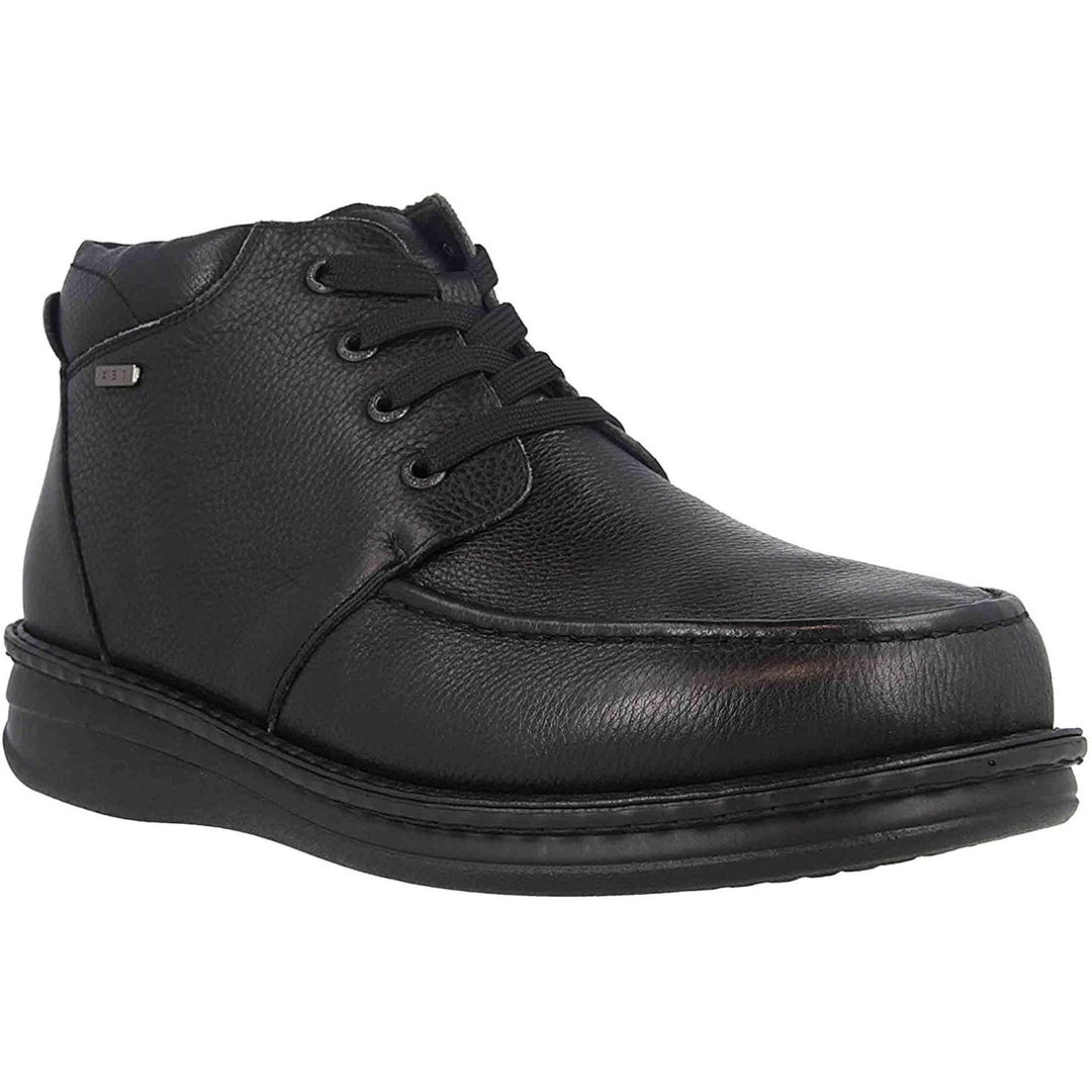 Mens Wide Fit Grunwald P-3712 Waterproof Boots in Black Nubuck - Image 4