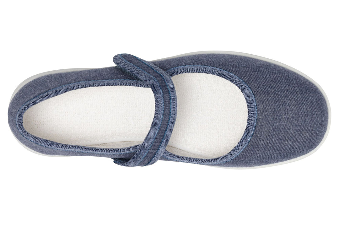 Womens Wide Fit DB Jura Canvas in Black - Image 7