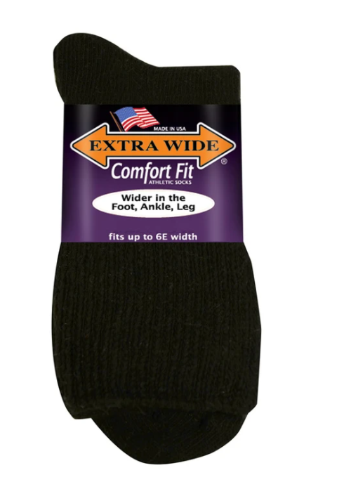 Men's Extra Wide 7500 Quarter Medical Socks in 8 UK-11 UK - Image 2