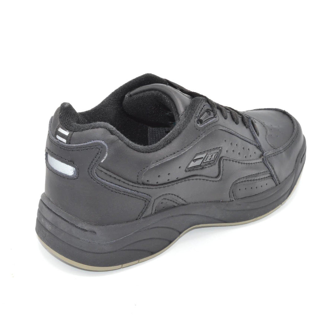 Mens Wide Fit Dek Orlance 187AY Trainers in Black - Image 4