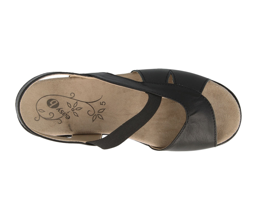 Womens Wide Fit DB Rebecca Sandals in Black - Image 4
