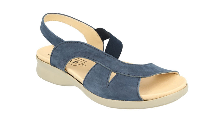 Womens Wide Fit DB Rebecca Sandals in Black - Image 1