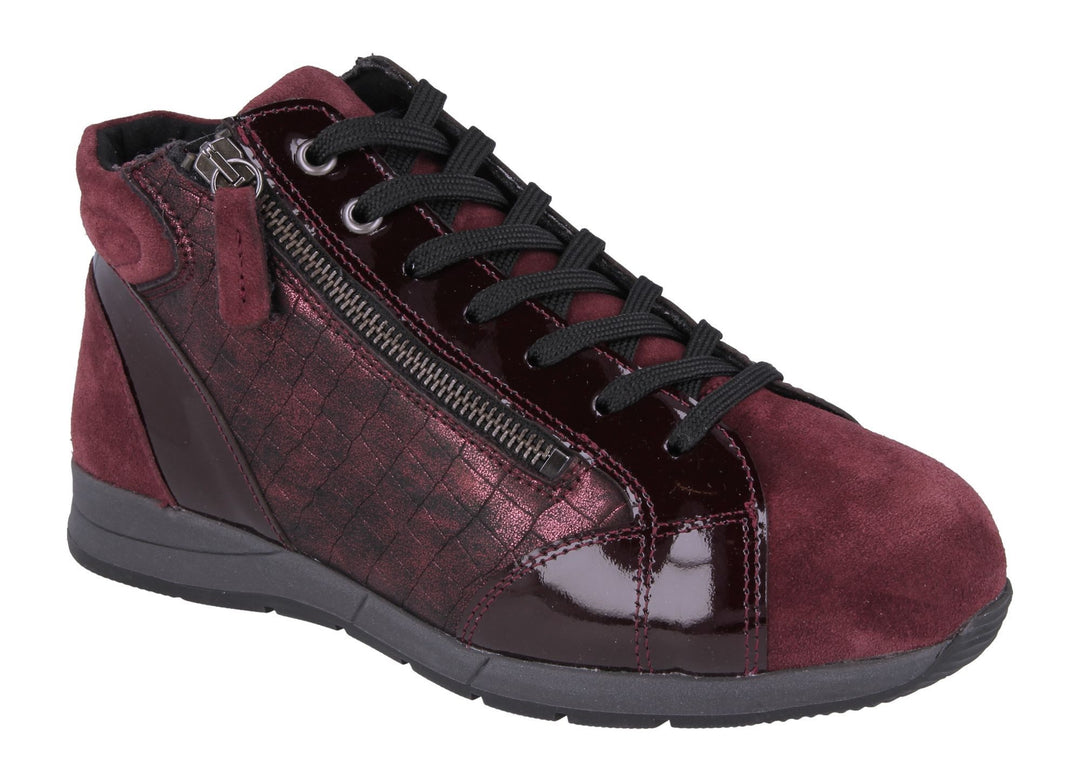Womens Wide Fit DB Callisto Trainer Boots in Black Multi - Image 6