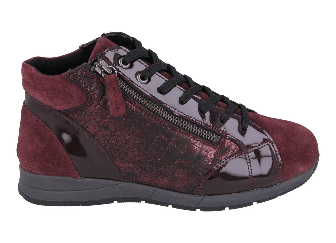 Womens Wide Fit DB Callisto Trainer Boots in Black Multi - Image 5