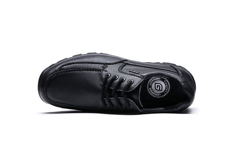 Mens Wide Fit Grunwald A-7825 Shoes in Black - Image 5