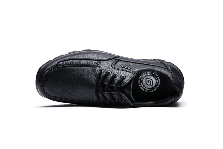 Mens Wide Fit Grunwald A-7825 Shoes in Black - Image 1