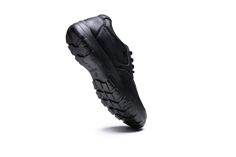 Mens Wide Fit Grunwald A-7825 Shoes in Black - Image 7