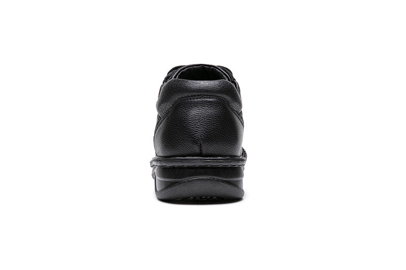 Mens Wide Fit Grunwald P-3701 Shoes in Black - Image 5