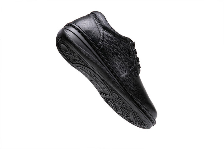 Mens Wide Fit Grunwald P-3701 Shoes in Black - Image 1