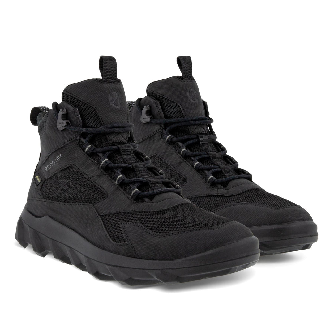 Men's Wide Fit ECCO Mx M Mid Gtx GORE TEX Boots in Black - Image 5