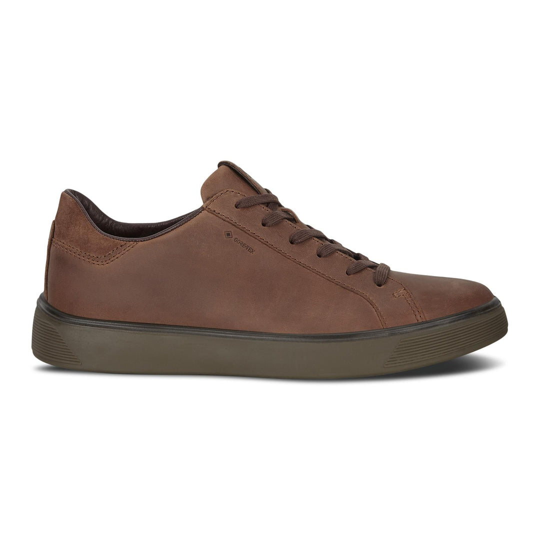 Men's Wide Fit ECCO Street Tray M GORE-TEX Shoes in Black - Image 8