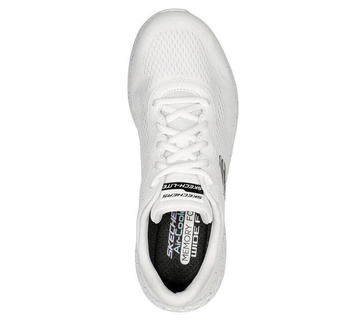 Women's Wide Fit Skechers 149990 Skech Lite Pro Walking Trainers in White/Black - Image 1