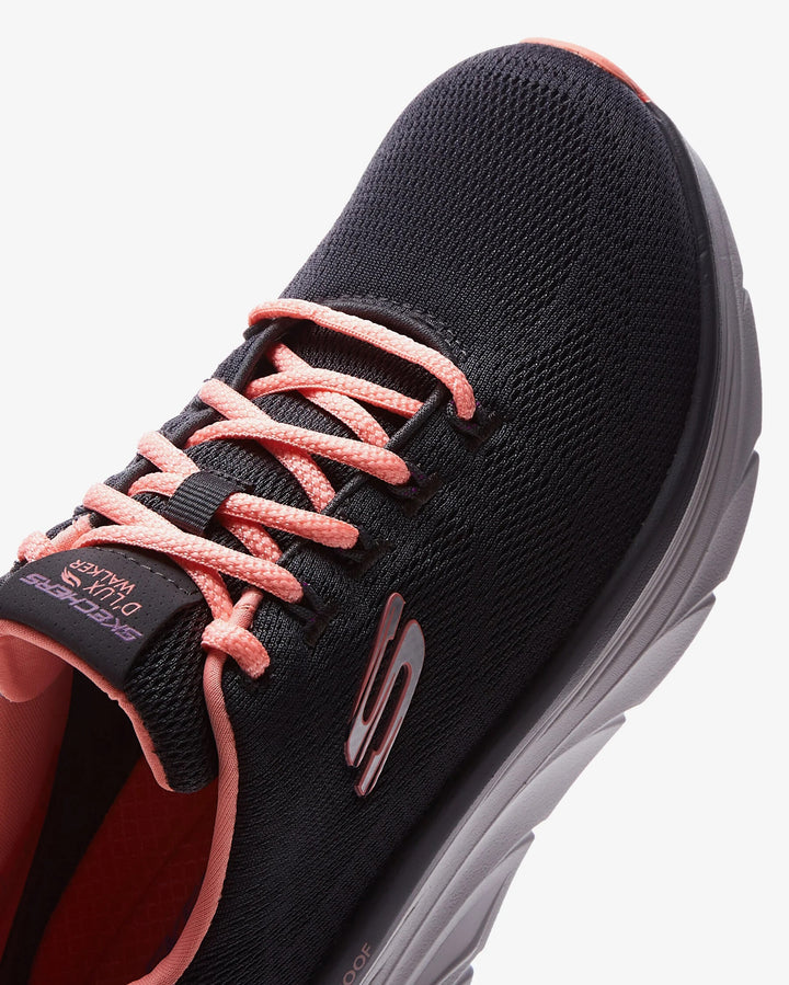 Women's Wide Fit Skechers 149810 Get Oasis D'lux Walking Trainers in Navy/Lavender - Image 1