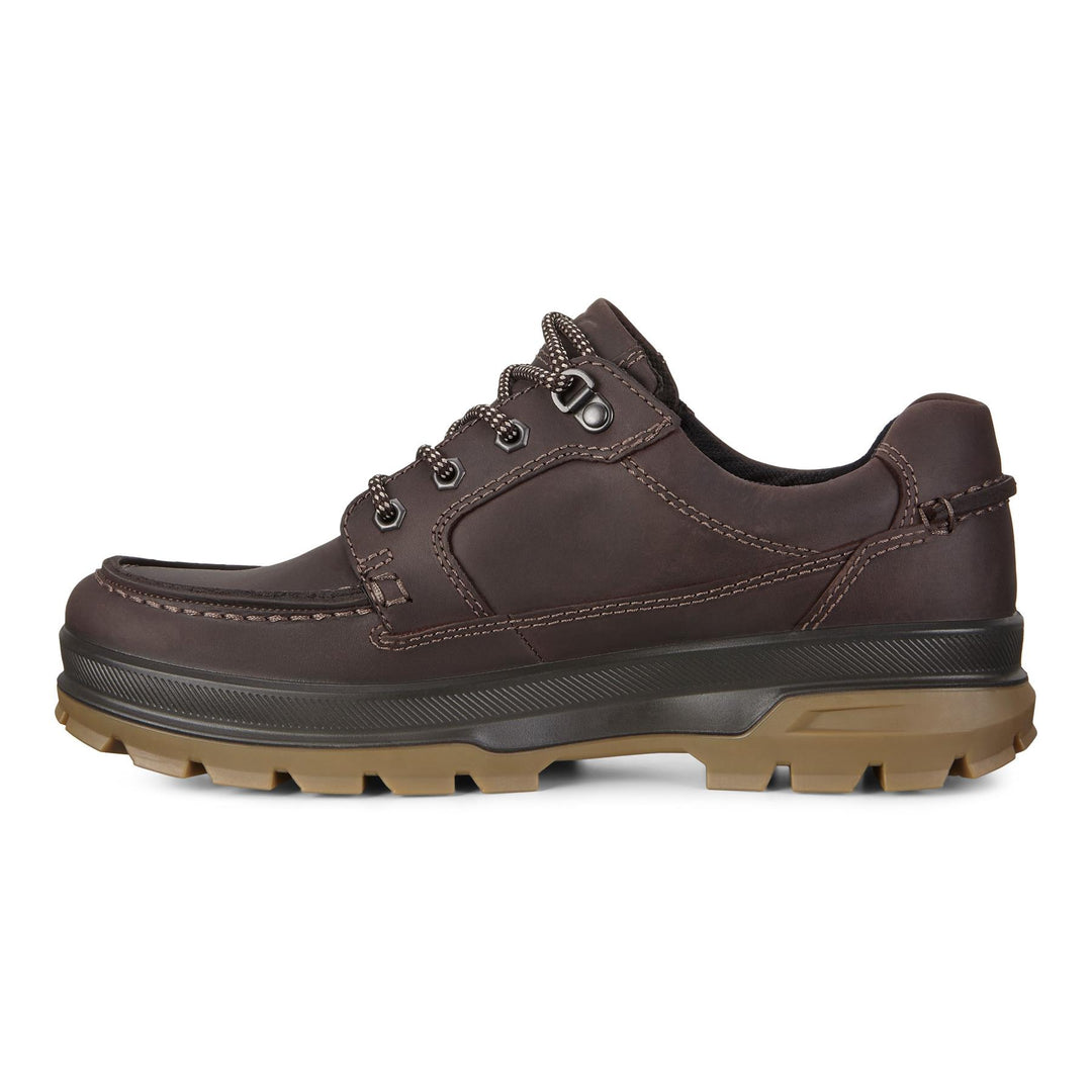 Men's Wide Fit ECCO Rugged Track Outdoor Walking Trainers in Black - Image 10
