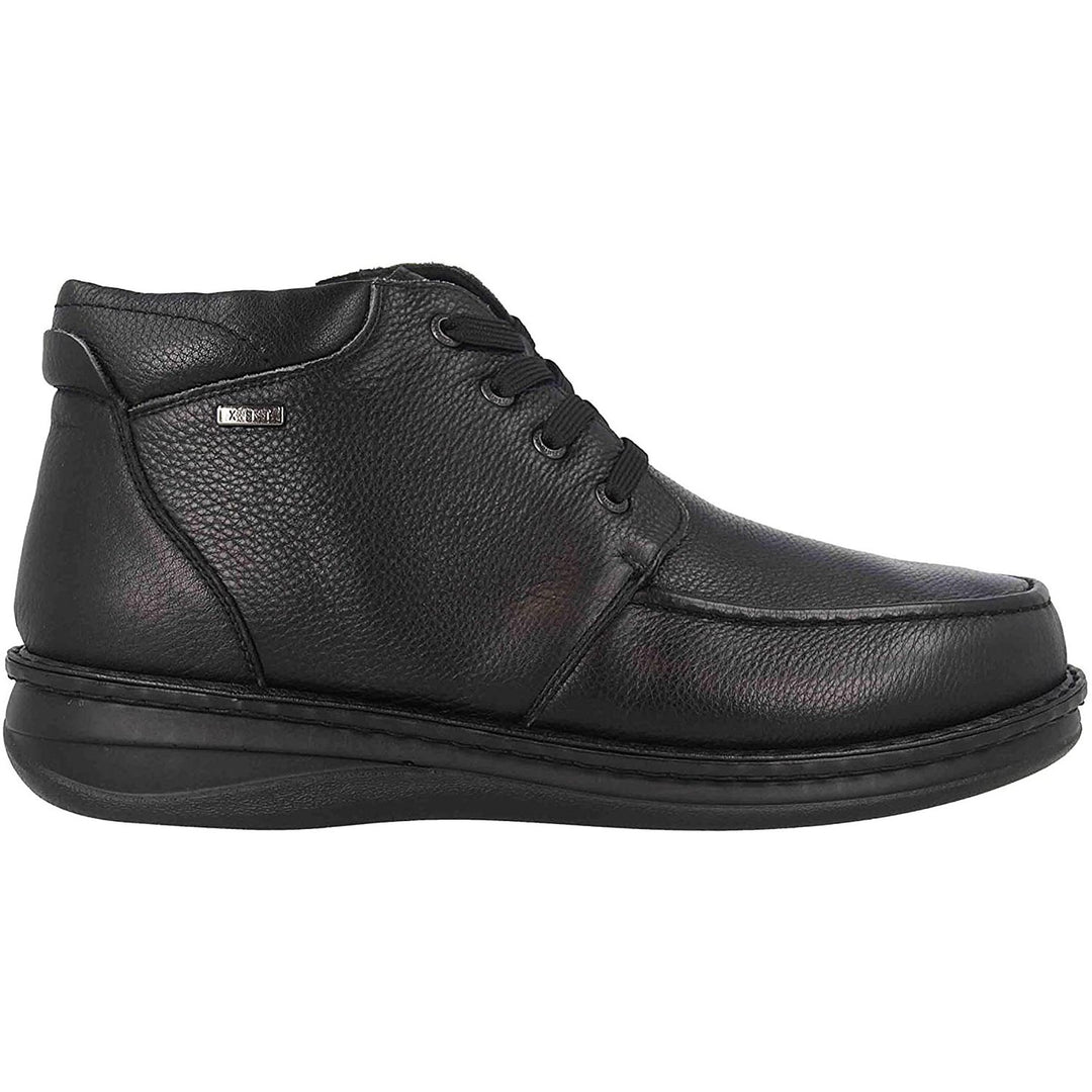 Mens Wide Fit Grunwald P-3712 Waterproof Boots in Black Nubuck - Image 2