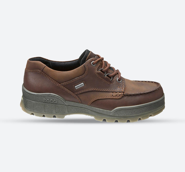 Men's Wide Fit ECCO Track 25 831714 GORE-TEX Walking Trainers in Bison - Image 1