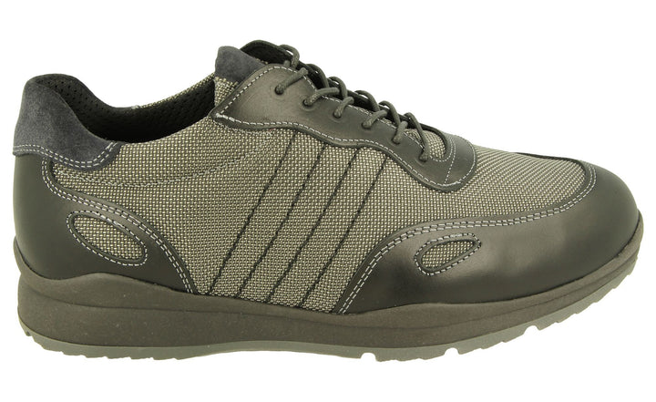 Mens Wide Fit DB Dawson Shoes in Navy - Image 1
