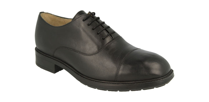 Mens Wide Fit DB Sutton Shoes in Black - Image 1