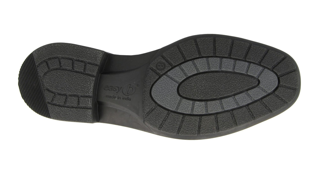 Mens Wide Fit DB Sutton Shoes in Black - Image 4