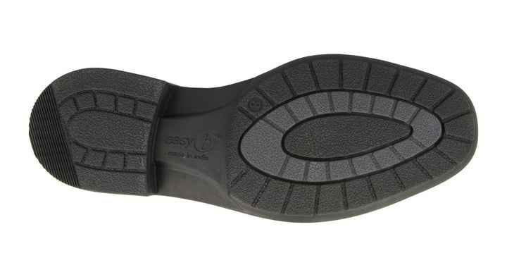Mens Wide Fit DB Sutton Shoes in Black - Image 1