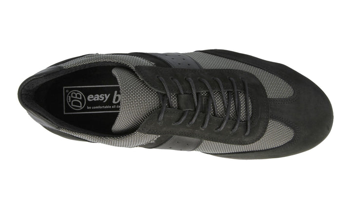 Mens Wide Fit DB Wakefield Shoes in Black - Image 1