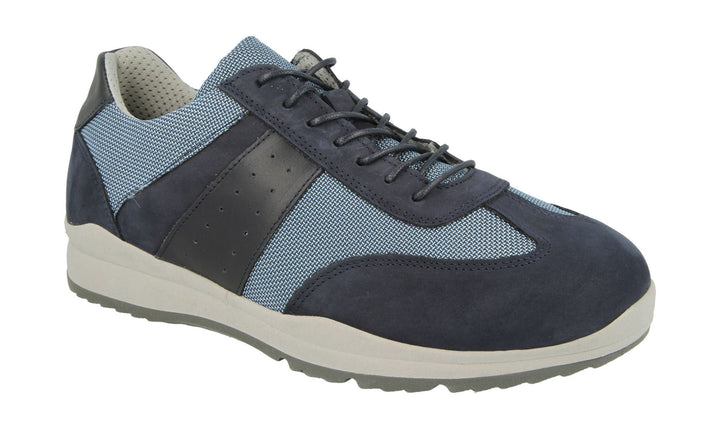 Mens Wide Fit DB Wakefield Shoes in Black - Image 1