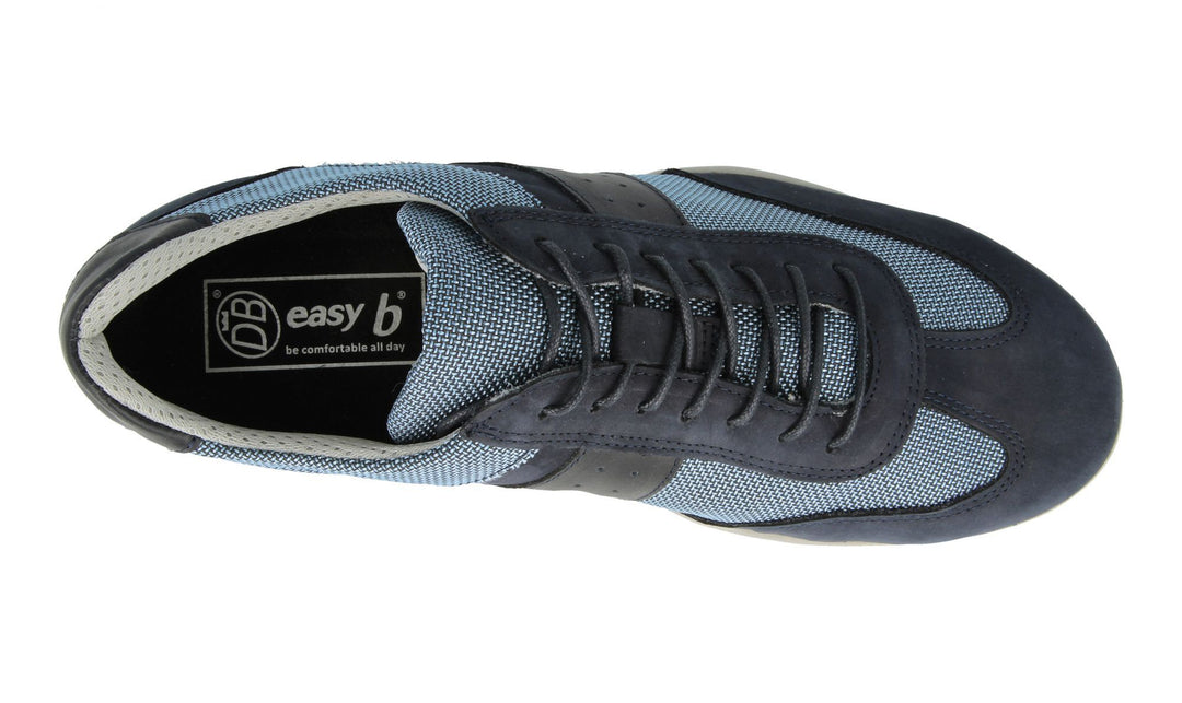 Mens Wide Fit DB Wakefield Shoes in Black - Image 8