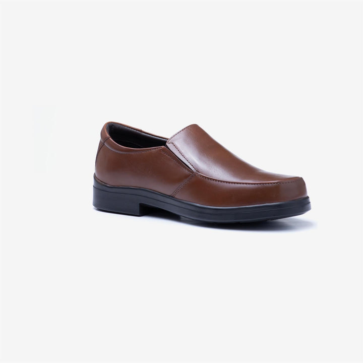 Mens Wide Fit Tredd Well Camelot Shoes in Black - Image 1