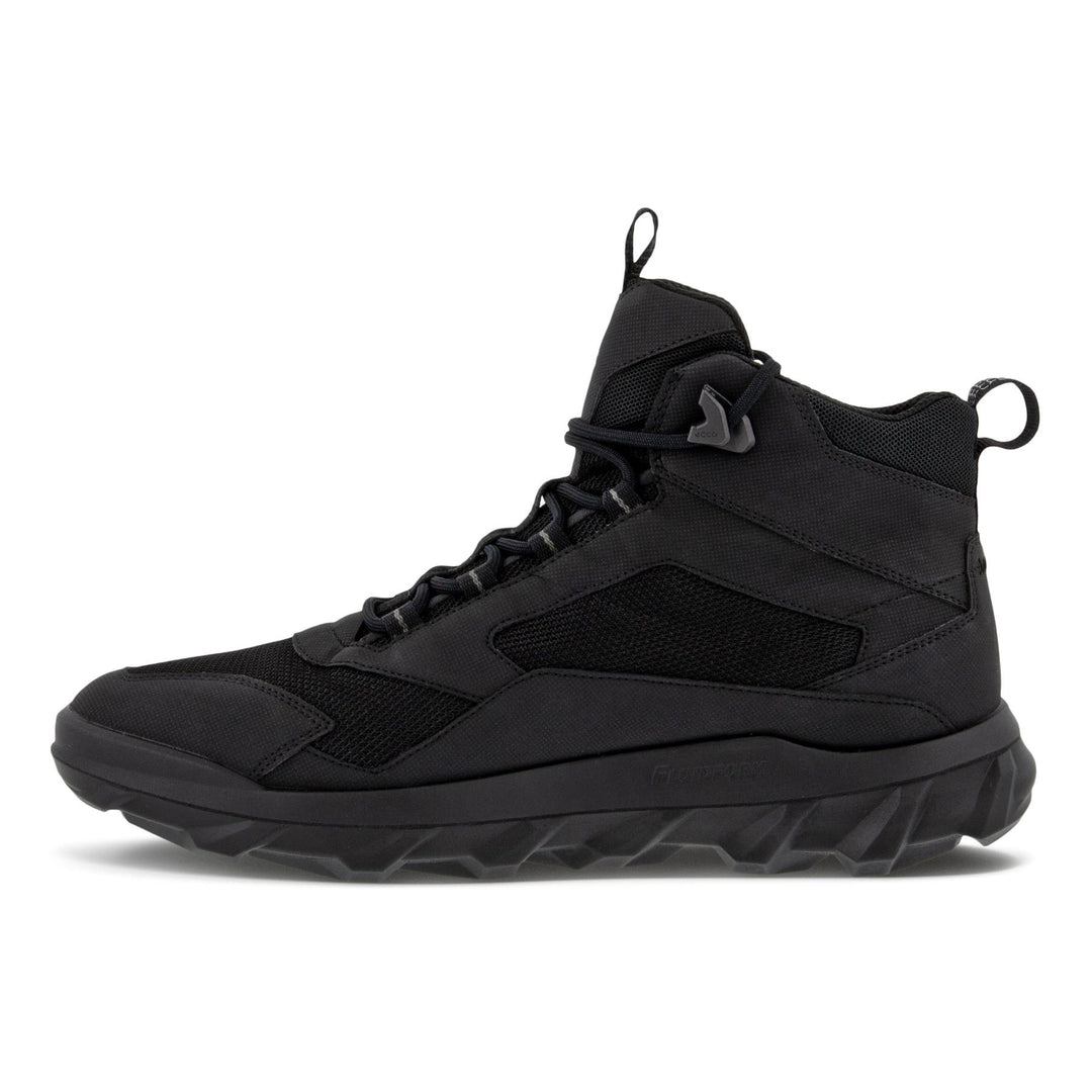 Men's Wide Fit ECCO Mx M Mid Gtx GORE TEX Boots in Black - Image 3