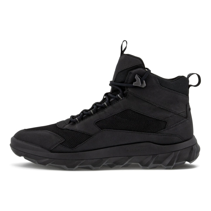 Men's Wide Fit ECCO Mx M Mid Gtx GORE TEX Boots in Black - Image 1