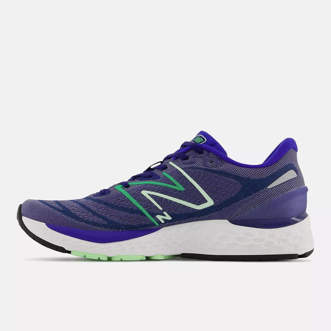 Women's Wide Fit New Balance MSOLVPW4 Running/Walking Trainers - Blue/Grey in Blue/Grey - Image 5