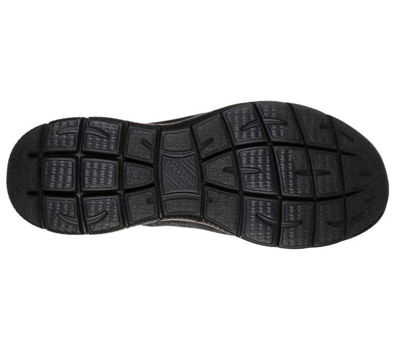 Men's Wide Fit Skechers 52813 Summits Forton Walking Trainers in Black - Image 6