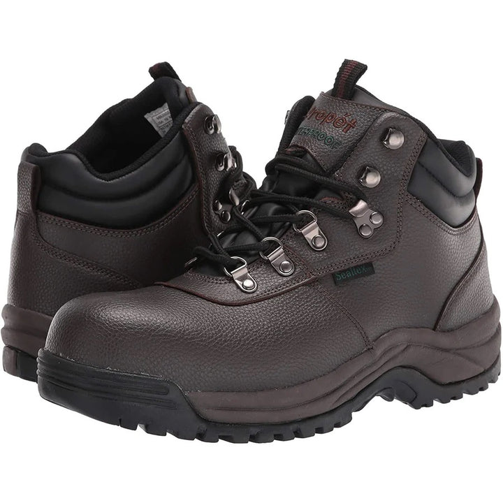 Men's Wide Fit Propet MBU002L Shield Walker Hiking Boots in Black - Image 1