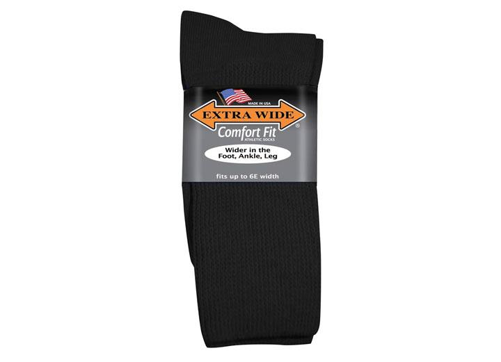 Mens Extra Wide 6000 Comfort Fit Athletic Socks in 8 UK-11 UK - Image 1